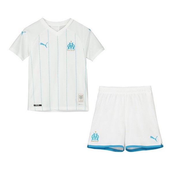 Camiseta Marsella Primera equipo Niño 2019-20 Blanco